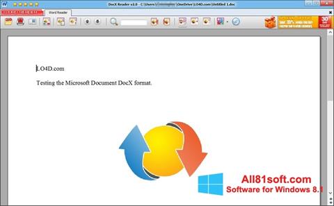 Screenshot DocX Reader untuk Windows 8.1