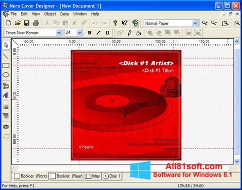 Screenshot Nero Cover Designer untuk Windows 8.1