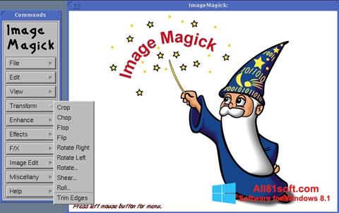Screenshot ImageMagick untuk Windows 8.1
